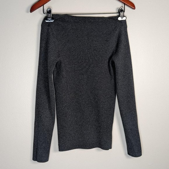 Eddie Bauer Sweater Gray sz S - Picture 2 of 6